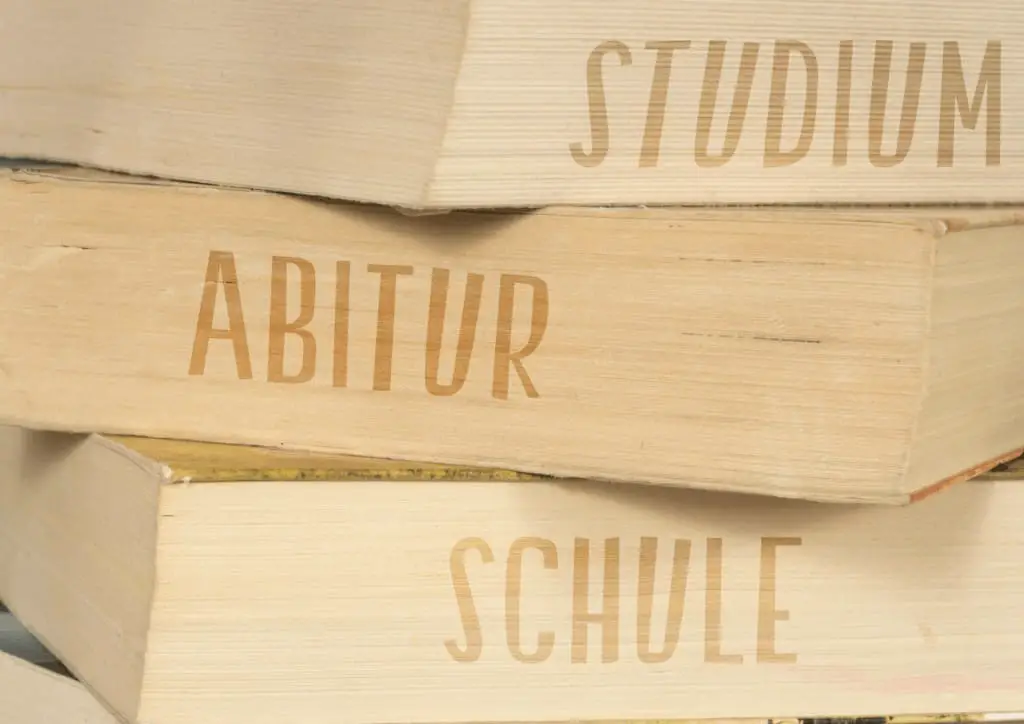What does the Abitur consist of?