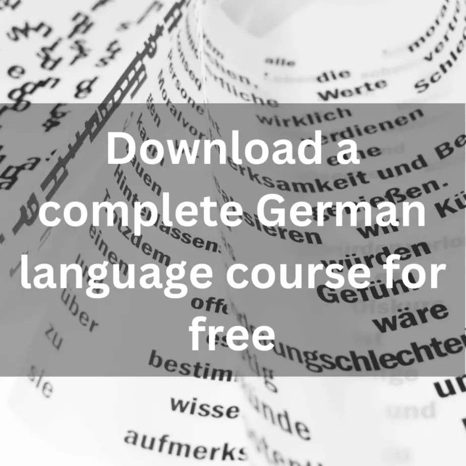 Download a complete German language course for free
